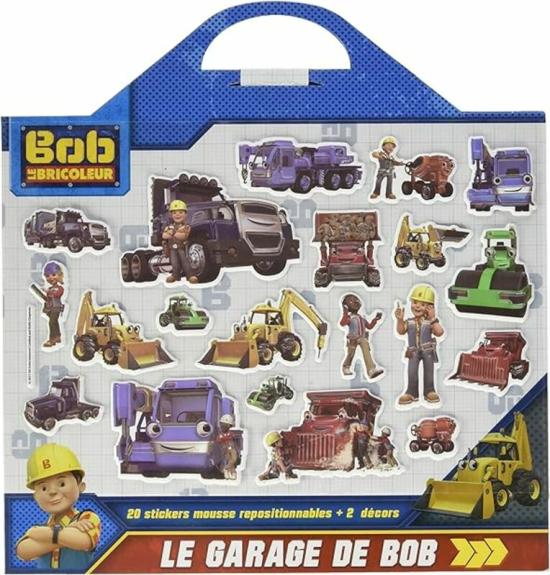 Arts & Photography |   Le Garage De Bob Le Bricolaeur Plus De 20 Stickers En Mousse Repositionnables By  Paperback Arts & Photography Arts & Photography