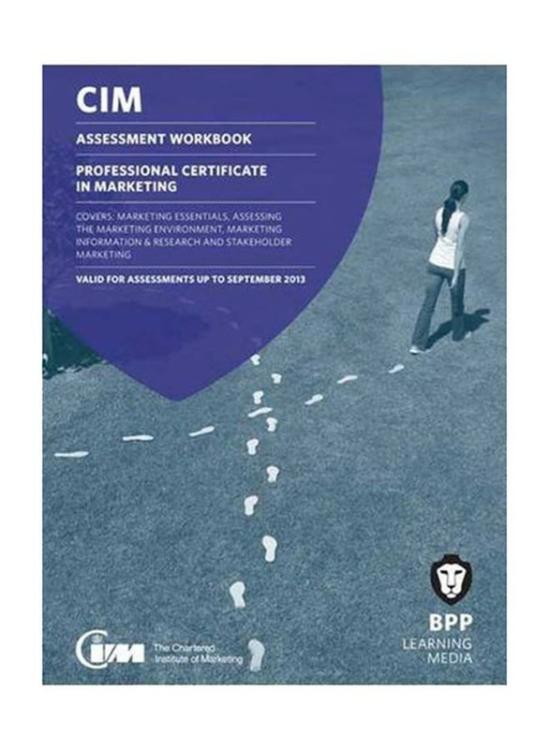 Business & Money |   Cim Professional Certificate In Marketing: Assessment Workbook, Paperback Book, By: Bpp Learning Media Business & Money Business & Money