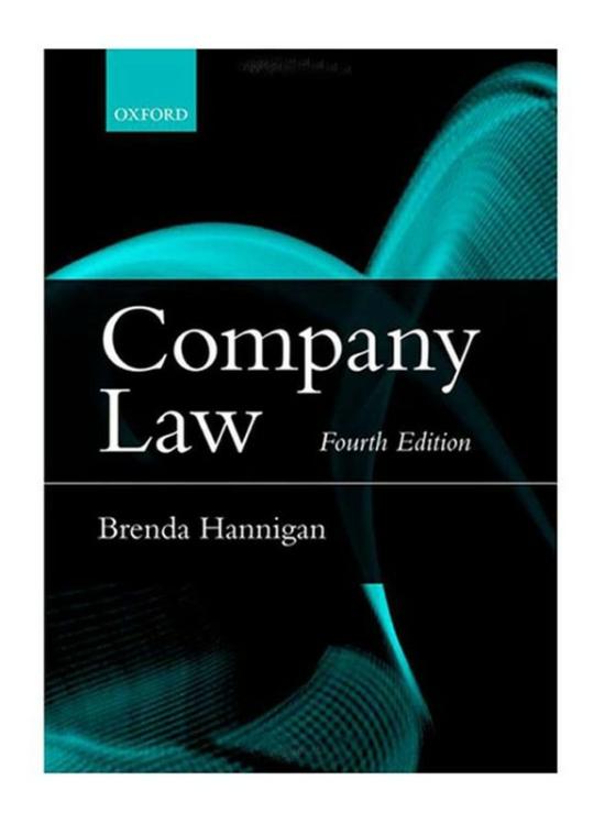 Business & Money |   Company Law 4Th Edition, Paperback Book, By: Brenda Hannigan Business & Money Business & Money