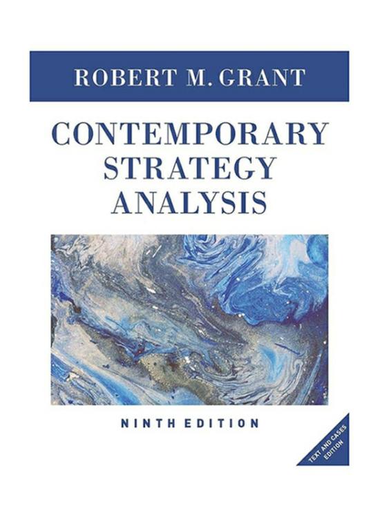 Business & Money |   Contemporary Strategy Analysis, Paperback Book, By: Robert M. Grant Business & Money Business & Money