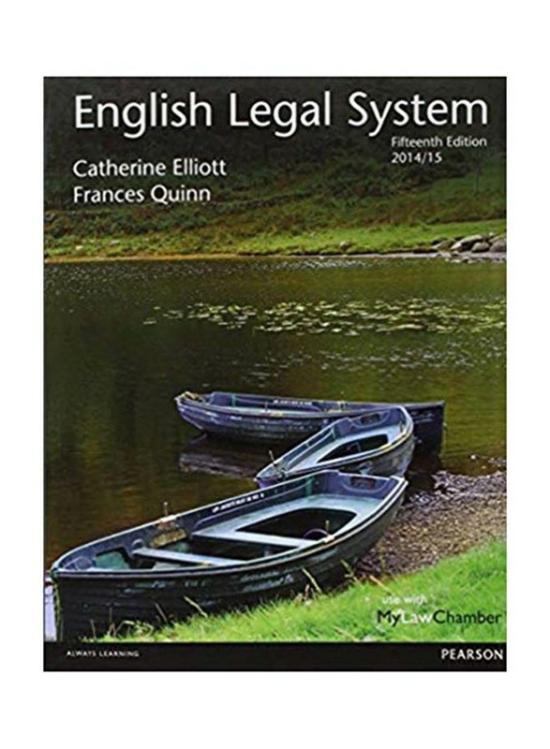 Business & Money |   English Legal System, 15 Edition, Paperback Book, By: Catherine Elliott And Frances Quinn Business & Money Business & Money