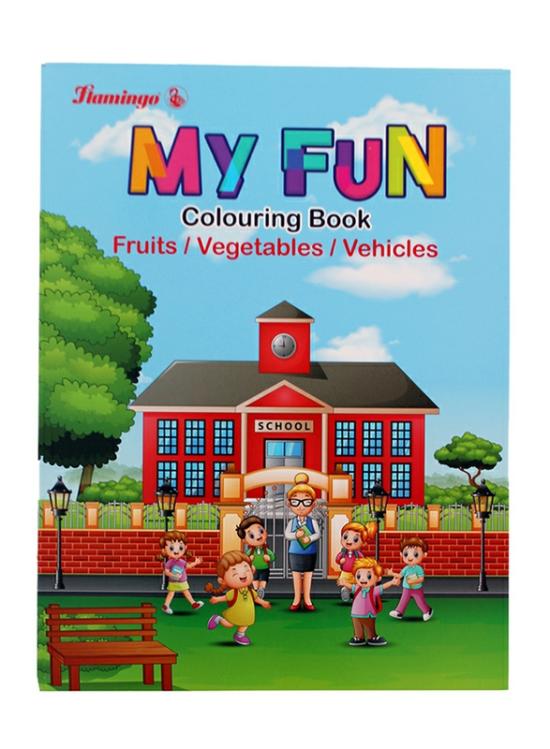 Children’s Books |   My Fun Fruits Vegetables Vehicles Coloring Book Children's Books Children's Books