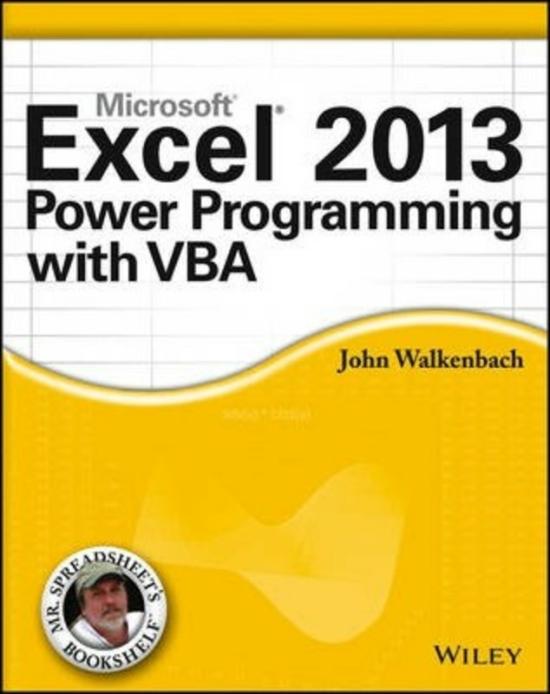 Computers & Technology |   Excel 2013 Power Programming With Vba,Paperback,Bywalkenbach Computers & Technology Computers & Technology