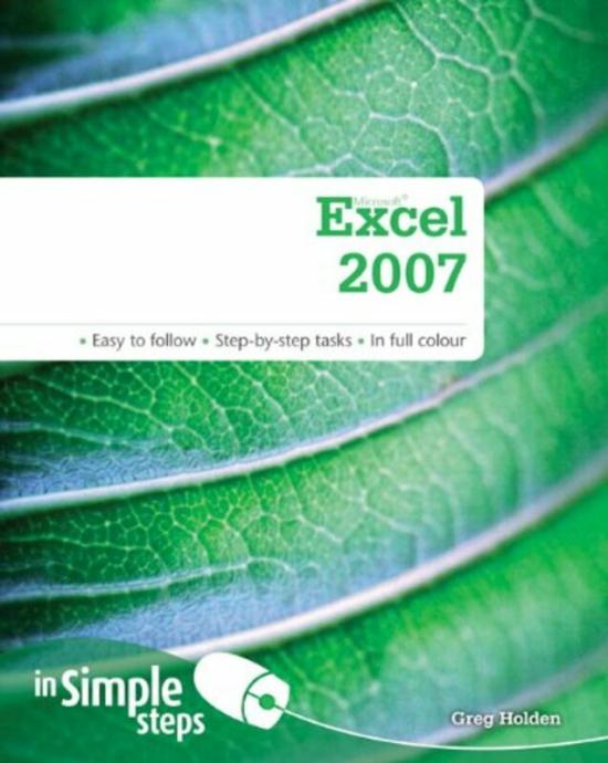 Computers & Technology |   Microsoft Excel 2007 In Simple Steps, Paperback Book, By: Greg Holden Computers & Technology Computers & Technology