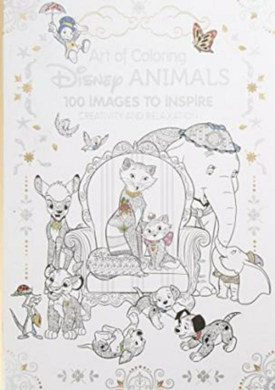 Crafts, Hobbies & Home |   Art Therapy: Disney Animals: 100 Images To Inspire Creativity And Relaxation, Hardcover Book, By: Catherine Saunier-Talec Crafts, Hobbies & Home Crafts, Hobbies & Home