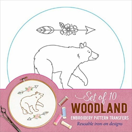 Crafts, Hobbies & Home |   Embroidery Transfers Woodland , Paperback By Inc Peter Pauper Press Crafts, Hobbies & Home Crafts, Hobbies & Home