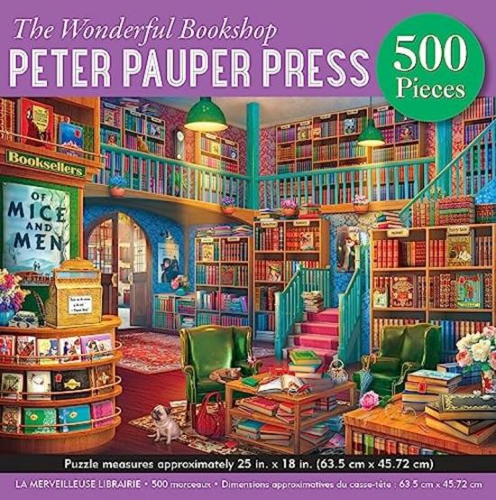 Crafts, Hobbies & Home |   The Wonderful Bookshop 500-Piece Puzzle , Paperback By Peter Pauper Press Crafts, Hobbies & Home Crafts, Hobbies & Home