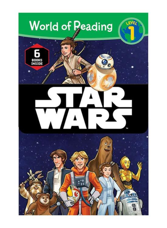 Fiction & Fantasy |   Star Wars 6 Book Set World Of Reading Level 1, Hardcover Book, By: Lucasfilm Press Fiction & Fantasy Fiction & Fantasy