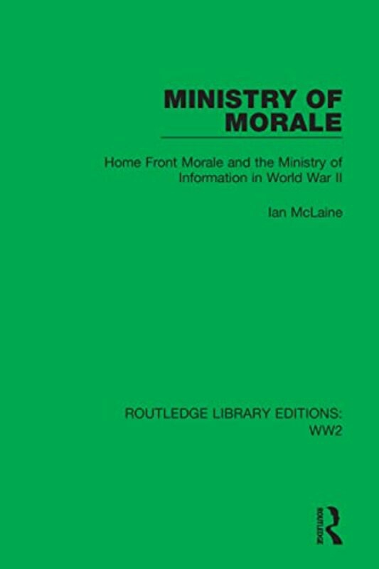 History & Archaeology |   Ministry Of Morale Paperback By Ian Mclaine History & Archaeology History & Archaeology