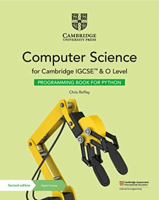 Parenting & Relationships |   Cambridge Igcse Tm And O Level Computer Science Programming Book For Python With Digital Access 2 By Chris Roffey Paperback Parenting & Relationships Parenting & Relationships