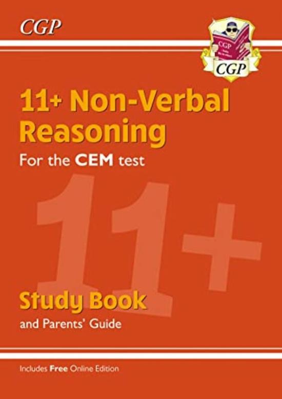 Reference |   11+ Cem Nonverbal Reasoning Study Book With Parents Guide & Online Edition Paperback By Cgp Books – Cgp Books Reference Reference