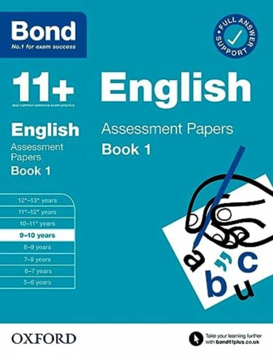 Reference |   Bond 11+: Bond 11+ English Assessment Papers 9-10 Book 1,Paperback By Oxford University Press Reference Reference