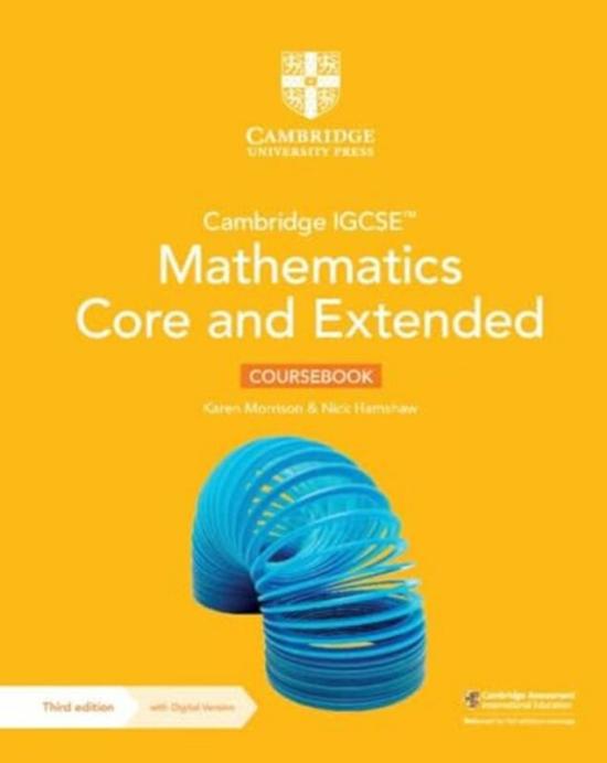 Reference |   Cambridge Igcse Tm Mathematics Core And Extended Coursebook With Digital Version 2 Years Access By Morrison, Karen – Hamshaw, Nick Paperback Reference Reference