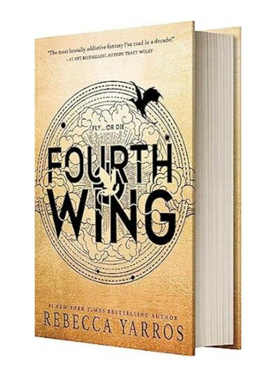 Reference |   Fourth Wing The Empyrean 1, Hardcover Book, By: Rebecca Yarros Reference Reference