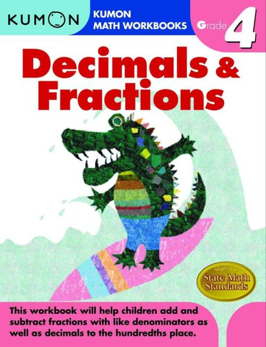 Reference |   Grade 4 Decimals And Fractions, Paperback Book, By: Kumon Reference Reference