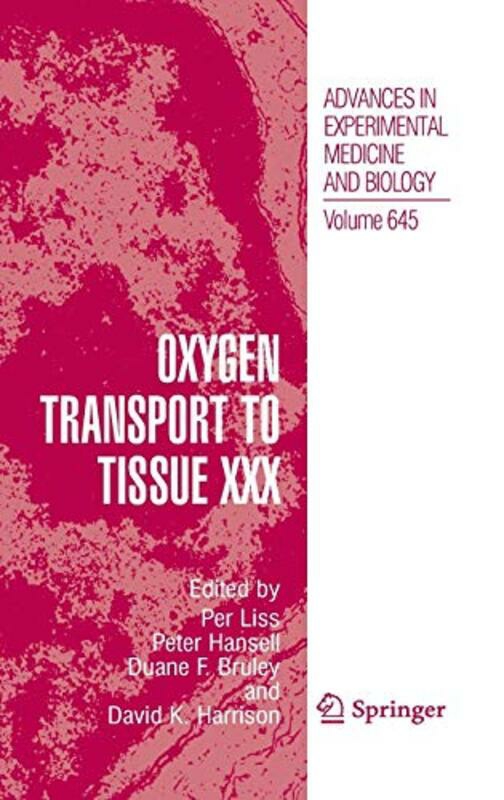 Reference |   Oxygen Transport To Tissue Xxx , Hardcover By Liss, Per – Hansell, Peter – Bruley, Duane F. Reference Reference