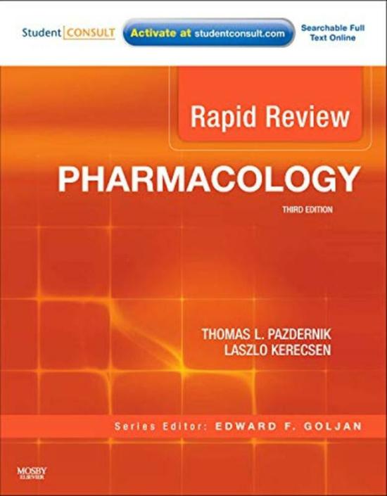 Reference |   Rapid Review Pharmacology , Paperback By Thomas L. Pazdernik (Chancellor’s Club Teaching Professor, Department Of Pharmacology, Toxicology An Reference Reference