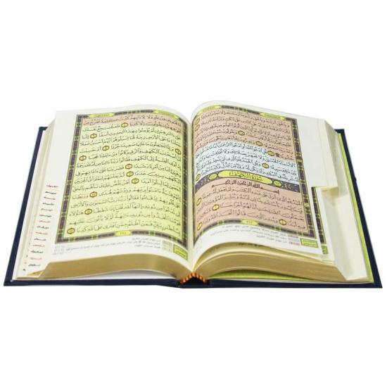 Religion & Spirituality |   Indexed Objective Interpretation Qur’An, Indexed With The Names Of The Surahs, Chamois, Gilded, 14X20 Cm Religion & Spirituality Religion & Spirituality