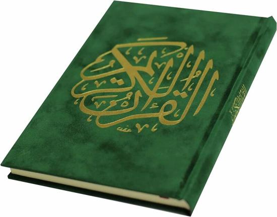 Religion & Spirituality |   The Holy Qur’An With Ottoman Drawing, According To The Narration Of Hafs On The Authority Of Asim, 14/20, Al-Madina Velvet Paper. (Green) Religion & Spirituality Religion & Spirituality