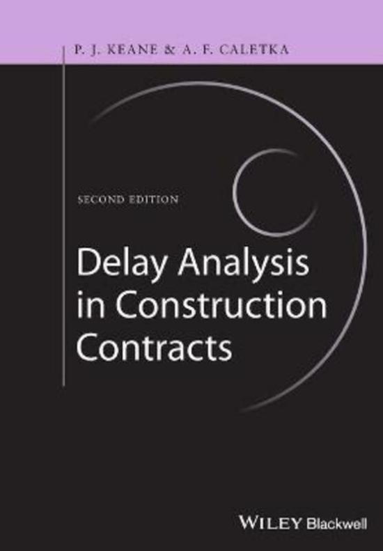 Science & Math |   Delay Analysis In Construction Contracts,Hardcover,Bykeane, P. John – Caletka, Anthony F. Science & Math Science & Math