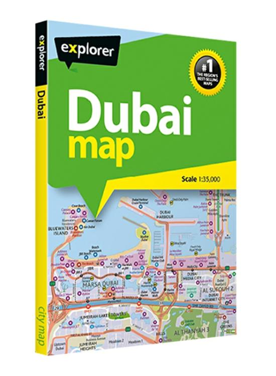 Travel |   Dubai Map, Paperback Folded Map, By: Explorer Publishing Travel Travel