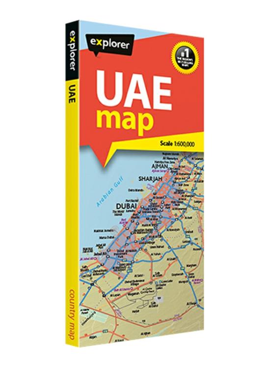 Travel |   Uae Map, Paperback Folded Map, By: Explorer Publishing Travel Travel